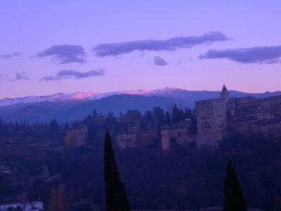ATARDECER EN LA ALHAMBRA